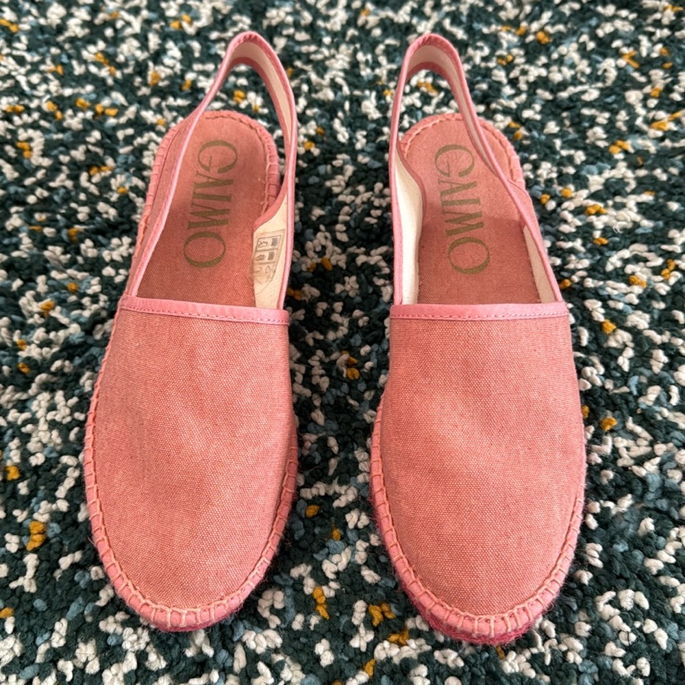 Gaimo Pink Slip On Espadrilles